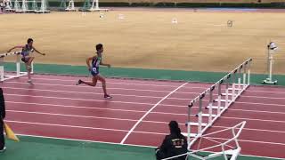 第3回堺市記録会 高校男子110mH（106.7cm）20/02/15