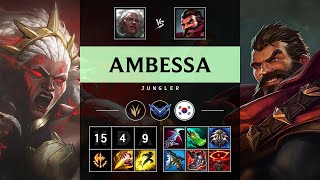 Ambessa Jungle vs Graves: Godlike - KR Diamond Patch 25.S1.1