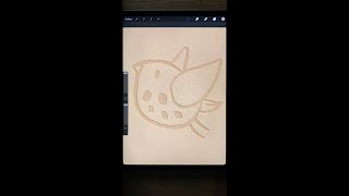 Procreate tutorial - embossing (YouTube #shorts)