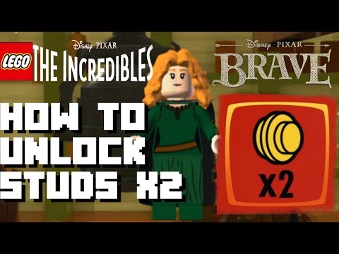Lego the Incredibles – How to Unlock Studs X2 Red Brick – How to Unlock Merida from Brave
