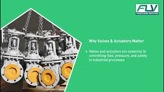 Unlocking Efficiency: How FLV Solutions Valves And Actuators Drive Industrial Innovation!