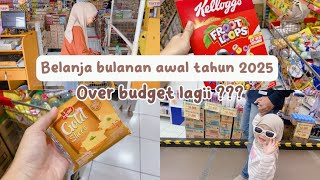 BELANJA BULANAN BULAN JANUARI 2025 || HAMPIR OVER BUDGET !!