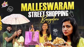 Bengaluru malleshwaram \u0026 commercial Street Shopping | street food Jyothakka | Shiva Jyothi