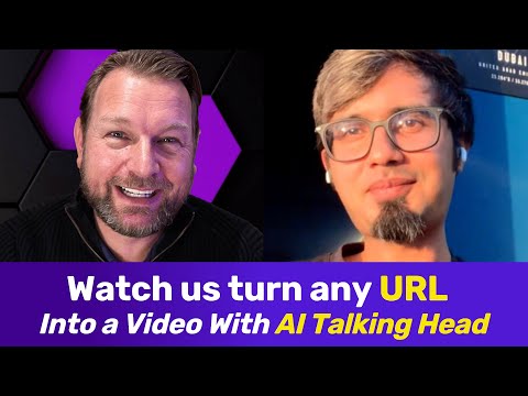 Watch Us Turn Any Website or URL Into a Videos With AI Talking Head