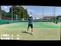 【テニス】vsインターハイ出場高校所属　松元佑悟　ハクシン千葉オープン