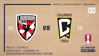 Lamar Hunt U.S. Open Cup Round of 32 LIVE: Loudon United vs. Columbus Crew