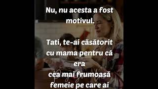 Tati, de ce te-ai căsătorit cu mama? - Poveste