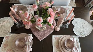 Pink  Valentine’s Dining Room  2025