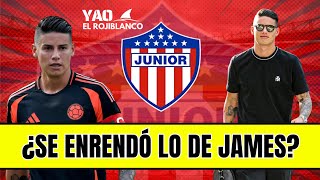 ¿SE ENREDÓ LO DE JAMES A JUNIOR?