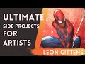 Art Heroes Podcast ep.45 - Ultimate side projects for artists with Leon Gittens