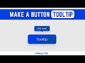 Make a Tooltip in HTML & CSS | Tooltip Animation Button CSS | Frontenddude