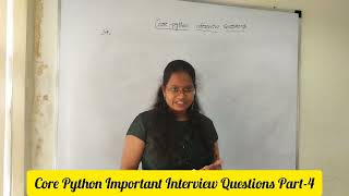 Core Python Important Questions | Important Questions | Full stack Python | @magneqsoftware6896