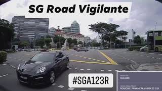 27nov2020 #SGA123R porsche panamera fail to conform to red light signal