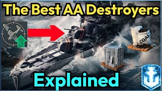 Which Destroyers Have The Best AA defenses In The Game | World of Warships