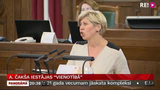 A. Čakša iestājas “Vienotībā”