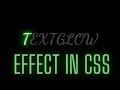 Glowing Text Animation Effects  | Html CSS Animation || Coding Tutorials