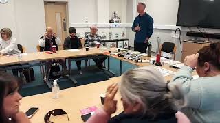 Cwrs hyfforddiant ymwybyddiaeth nam golwg. Visual impairment awareness training course (2)