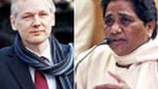 Send me jet, I'll bring you sandals: Assange to Mayawati