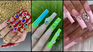 Coffin style Nails Designs Acrylic Nails In 2023 ❤️ Coffin Nails Inspiration