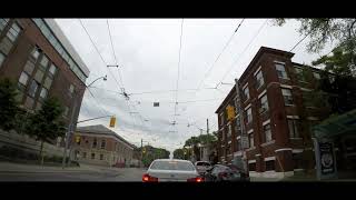 Toronto 4k 🇨🇦 | Driving College St to Bathurst St