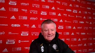 Man City v Sheffield United - Chris Wilder - Pre-Match Press Conference