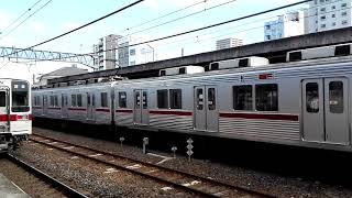 【東武鉄道】10000系更新車+10050系東武伊勢崎線(東武スカイツリーライン)春日部駅発車(空転)