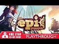 Tiny Epic Pirates | Solo Playthrough with Curse of Amdiak | with Jason