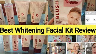 Blush The Face Facial Kit Review | Whitening 100% Facial Kit Results | Whitening Facial |abeera Abid