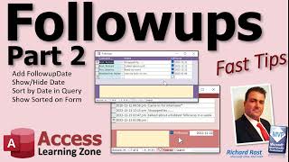 Create a Customer Followup Database in Microsoft Access: Part 2