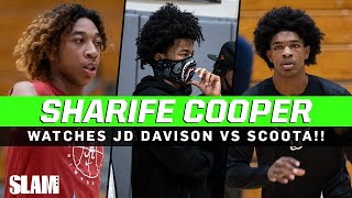 Sharife Cooper watches JD Davison vs Scoot Henderson 👀 CRAZY Battle goes down in ATL 🔥