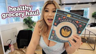 grocery haul, korean bbq + cooking with remi!!