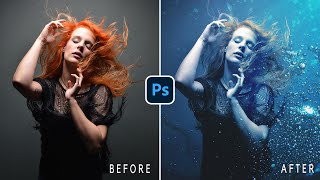 How to Make Underwater Effect in Photoshop - Quick Photoshop Tutorial