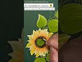 Як малювати соняхи. Петриківський розпис how to paint sunflower onestroke ukraine art