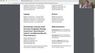 Middle School Schedule Explained