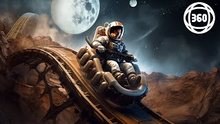 Moon Virtual Reality Roller Coaster: 360 video