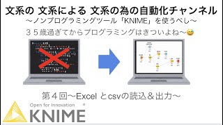 #KNIME #自動化 #ノンプログラミング #Python #文系　　　　　　　　　　　　　　　　　　　　文系の自動化チャンネル　KNIMEの新しいWorkflowの作り方