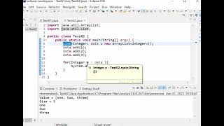 Basic Java List integer