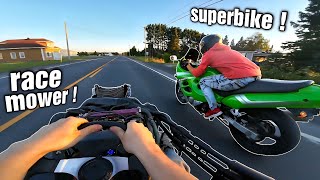 Racing My DEATH MACHINE vs SUPERBIKES !