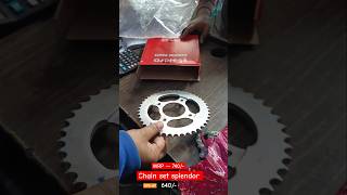 Hero Genuine parts chain kit  Splendor bike