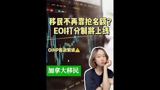 【加拿大移民】安省研究生省提名不再靠抢名额？EOI打分制即将上线！#加拿大移民 #加拿大移民新政 #加拿大安省省提名