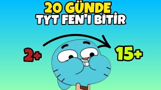 YKS'ye 4 AY KALA TYT FEN'i 20 GÜNDE BİTİR ( Sayısal verili )