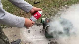 First Alert EZ Fire Spray Review, Extinguishing Aerosol Spray, AF400