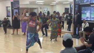 Dance class solo - Dununba rhythm - 1/14/17