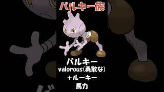 【英語名＆由来】バルキー族【ポケモン】|【Name Origin】Hitmons【Pokémon 】 #shorts