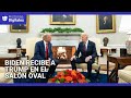 El momento en el que Joe Biden recibe al presidente electo Donald Trump en la Casa Blanca