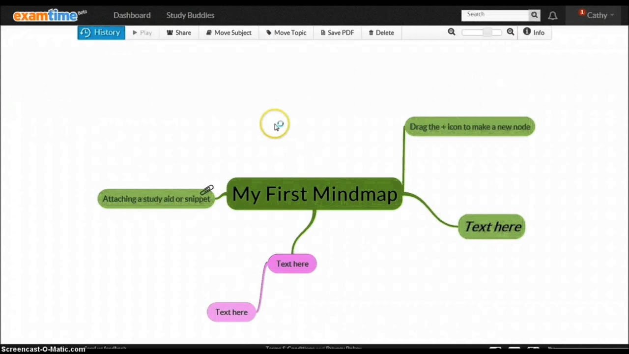 Making A Mind Map With Examtime Youtube