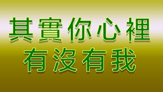 Karaoke - 其實你心裡有沒有我 | 許志安 【伴奏/伴唱】