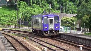 【山城列茶ラッピング車到着！】関西本線 キハ120 加茂行き 柘植駅