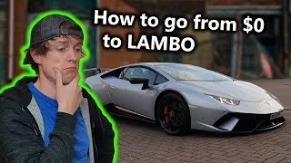 Quickest beginner way to go from $0 to $270,000 Lamborghini