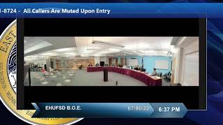 EHUFSD BOE 07/06/2022